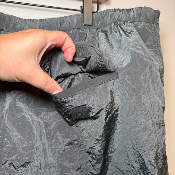 Wild Fable Women's Drawstring Parachute Pants Dark Green Size X-Large - Picture 10 of 10